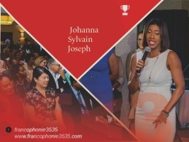 iciHaiti - Social : Johanna Sylvain Joseph laureate of 3535 Francophone Youth Awards