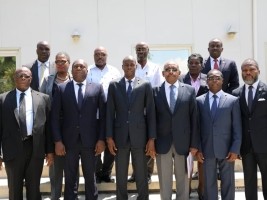 Haiti - Elections : Jovenel Moïse met with the members of the CEP