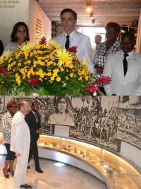 iciHaïti - Diplomatie : Offrandes florales en hommage aux Pères de la Nation