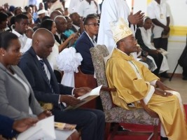iciHaiti - Religion : Mgr. Launay Saturné takes possession of the archdiocese of Cap-Haïtien