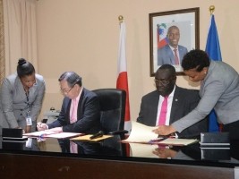 Haiti - Japan : Donation of 4.4 million dollars for the purchase of heavy equipment