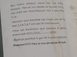 Haiti - Petit-Goâve : Lycée Faustin Soulouque closed, angry students demand reopening