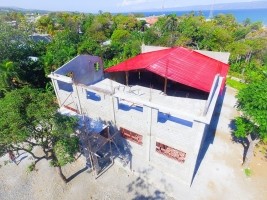 iciHaiti - St. Louis du Nord : The structural work of the media library completed at 70%