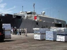 Haiti - Humanitarian : Americans deliver 135 tons of food and humanitarian supplies