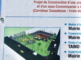 iciHaiti - Croix-des-Bouquets : Start of the construction of the public square of Cesselesse
