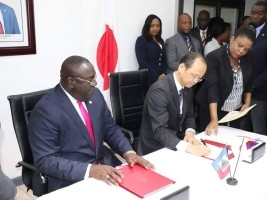 Haiti - Japan : Signature of a $3.6M grant agreement for rice purchase