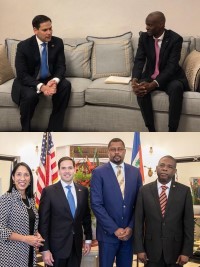 Haiti - Politic : Republican Senator Marco Antonio Rubio meets Jovenel Moïse