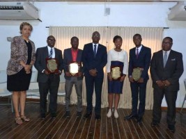 Haiti - Politic : Minister Charles honors the four best talents of youth 2018