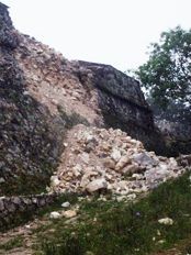 Haiti - Heritage : Beginning of the work of protective measures at Fort Jacques