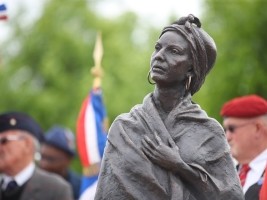 Haiti - Memory : Bordeaux inaugurates the statue of a slave of the Haitian sculptor, C. Woodly