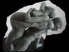 Haiti - Art : The artist Ivory Simone wants to present «Atlas and His Wife» to Michel Martelly