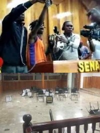 Haiti - FLASH : Vandalism and violence in the Senate, justice will prevail