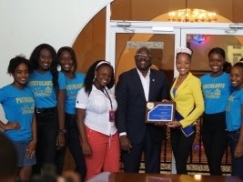 iciHaiti - Delmas : Mayor Wilson Jeudy honored