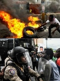 Haiti - Social : Violent clashes between protesters and police