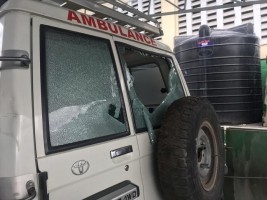 Haiti - Demonstrations : New ambulance attack