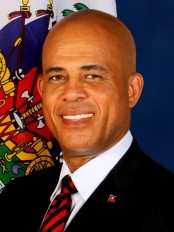 Haiti - Police : Michel Martelly visit the police academy