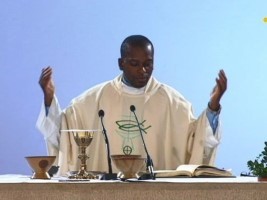 iciHaiti - Religion : A young Haitian priest in Saint-Pierre and Miquelon