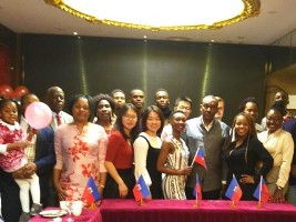 Haiti - Social : Haitian students in China celebrate the 216th anniversary of independence