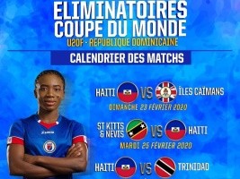  Haïti - Coupe du Monde U-20F : J-7, Dernière phase éliminatoire pour nos Grenadières