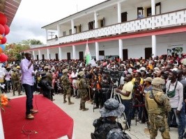 Haiti - Politic : President Moïse visits the Vallée-de-Jacmel