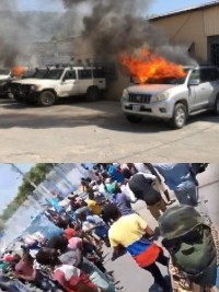 Haiti - FLASH : Violent demonstration of «police officers» of the group «Phantom 509» 