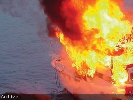 Haiti - FLASH : Fire of a Haitian cargo ship off Long Island, 1 dead, 6 missing, 2 survivors