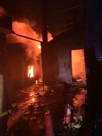 Haiti - Security : Fire at the GHESKIO center of the Bicentenaire