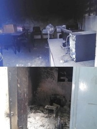 Haiti - FLASH : Fire at the Town Hall of Petit-Goâve