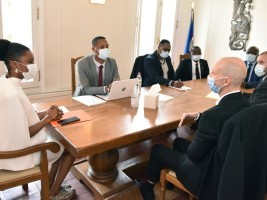 iciHaiti - Diaspora : The Central Directorate of the Border Police received at the Consulate of Haiti in Paris