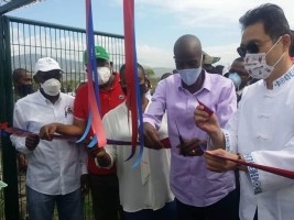 Haiti - Politic : Inauguration of 2 new solar-powered water pumping stations