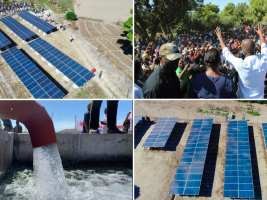 iciHaiti - Gonaïves : Inauguration of several solar-powered water pumping systems