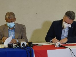 iciHaïti - UEH : Signature d’un protocole d'entente avec la Suisse