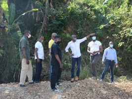 Haiti - Agriculture : Towards the construction of a dam in Mirebalais