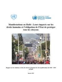 Haïti - Justice : Rapport de l’ONU sur les manifestations et violations des droits de l’homme en Haïti