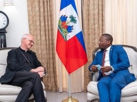 iciHaiti - Religion : Bishop Eugene Nugent, Representative of Pope Francis leaves Haiti