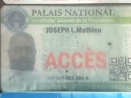 Haiti - Politic : Denial of the National Palace on Joseph L. Mathieu