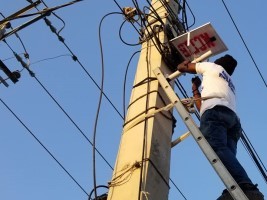 iciHaiti - Insecurity : A hundred lampposts already installed in Croix-des-Bouquets