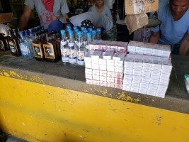 iciHaiti - Contraband : Seizure of alcohol and cigarettes from Haiti