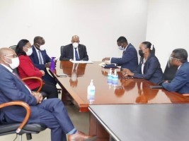 iciHaiti - Politic : Fruitful working session between the PM and the advisers of the CSC/CA