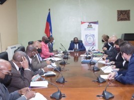 Haiti - Security : Minister Desras met an United Nations delegation