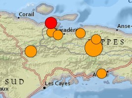 Haiti - FLASH : 7 new aftershocks in the southern peninsula
