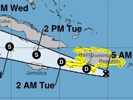 Haiti - FLASH : The tropical depression «Grace» will affect the South of Haiti