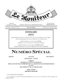 Haiti - FLASH : 3 orders, 2 new appointments to the Government (official)