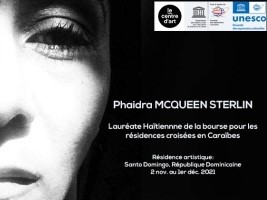 iciHaïti - Bourse : L'artiste haïtienne Phaidra Mc Queen Sterlin en résidence artistique à Santo-Domingo