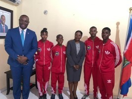 iciHaïti - Sports : La Fédération de Taekwondo rencontre la Ministre Riva