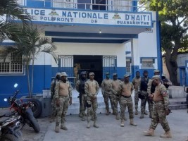 iciHaïti - PoliFront : Le DG de la Police Frontalière en visite à Ounaminthe
