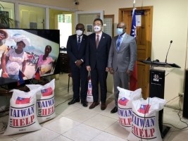 Haiti - Humanitarian : Donation of 1,000 tonnes of rice from Taiwan