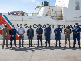 Haiti - USA : Donation of parts and materials from the US Coast Guard to the Haitian Coast Guard