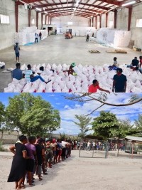 iciHaiti - Cité-Soleil : The FAES distributes food kits to more than 6,000 poor families
