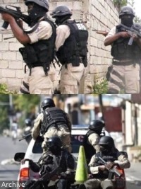 Haiti - FLASH : The police in action